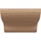 Ekena Millwork 6in. W x 4in. H x 36in. L Greensboro Woodgrain TimberThane Rafter Tail, Primed Tan RFTUR06X04X36GRNRCPR - alternate 3